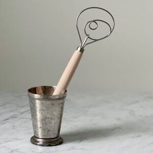 Wooden Handle Danish Dough Whisk